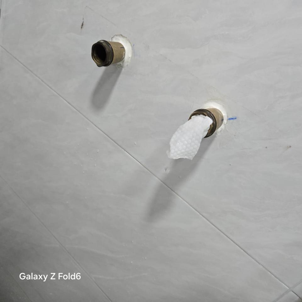 水龍頭安裝工作照片