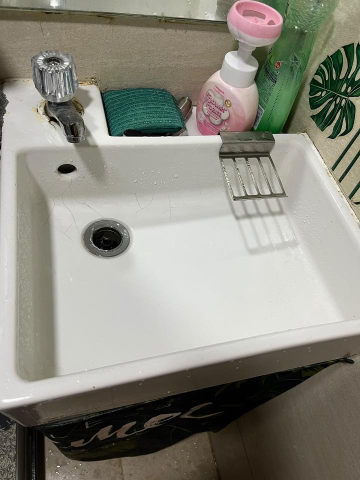 洗手盆安裝工作照片