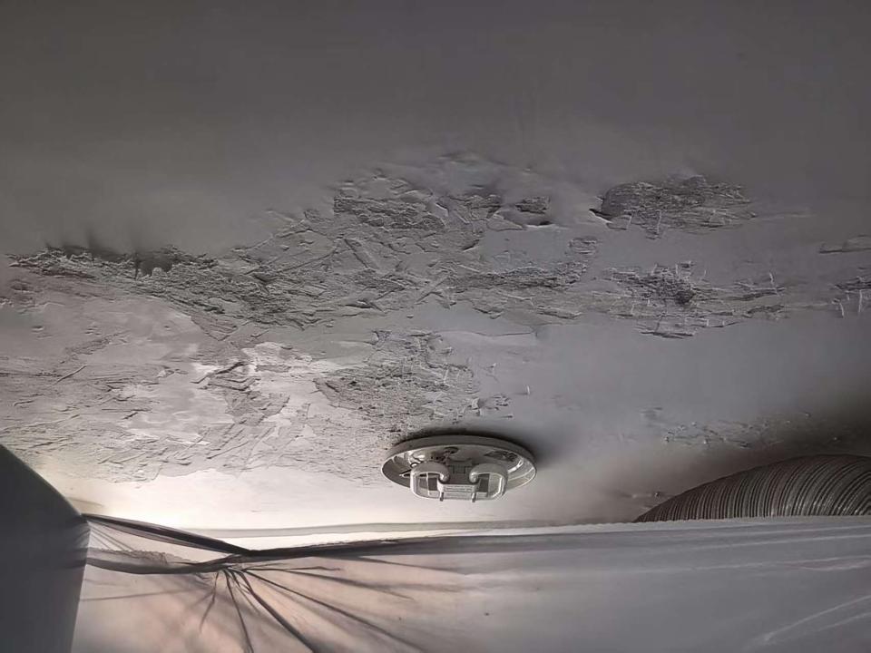 石屎剝落修補工作照片