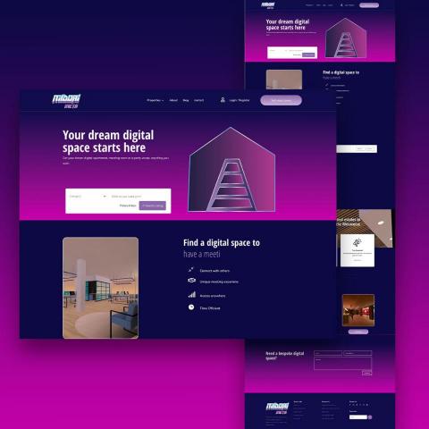 Midori Studio - Digital space real estate website