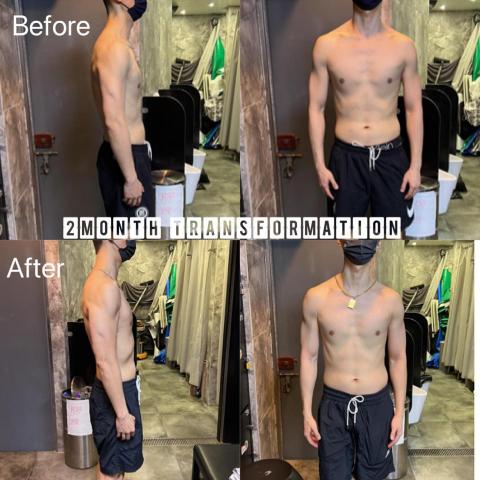 jerry leung - 學生Lok,一開始是一個有小肚腩肥肥白白的工程師,一開始找我說,希望減掉小肚腩,稍為運動一下就可以,不希望練得太大。當時是個什麼不懂的健身新手也不願意給我替他拍照。
       三個月後,肚腩仔瘦下來,身型也出現明顯變化,也願意給我拍照記錄(上圖), 現在把健身融入生活,兩個月內得到明顯的進步。 jerry leung - 學生Lok,一開始是一個有小肚腩肥肥白白的工程師,一開始找我說,希望減掉小肚腩,稍為運動一下就可以,不希望練得太大。當時是個什麼不懂的健身新手也不願意給我替他拍照。
       三個月後,肚腩仔瘦下來,身型也出現明顯變化,也願意給我拍照記錄(上圖), 現在把健身融入生活,兩個月內得到明顯的進步。