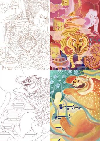 Sinnie Chan - 中場景創作&草圖