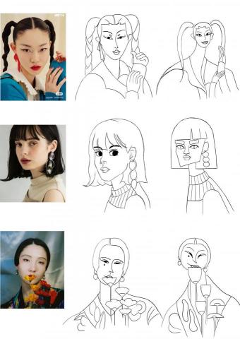 Sinnie Chan - 半身人物創作練習