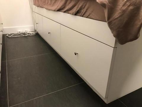 Ken - 收納床架現場製作