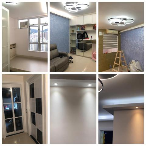 林師傅-油漆牆紙師傅 - 換趟摺門 藝術漆 加燈槽