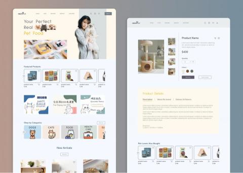 Locha Chan - E-commerce web design 