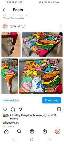 Yuki Chan - #傢俬 #塑膠彩 Yuki Chan - #傢俬 #塑膠彩