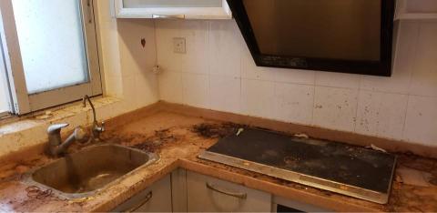 高先生 - 清潔前