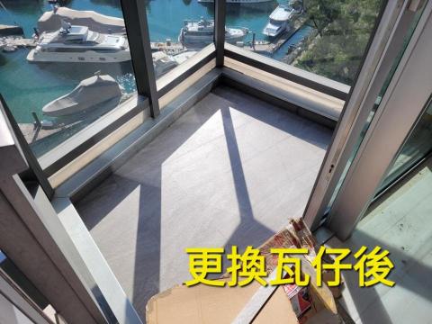 芒果設計工程 - 露台更換瓦仔後