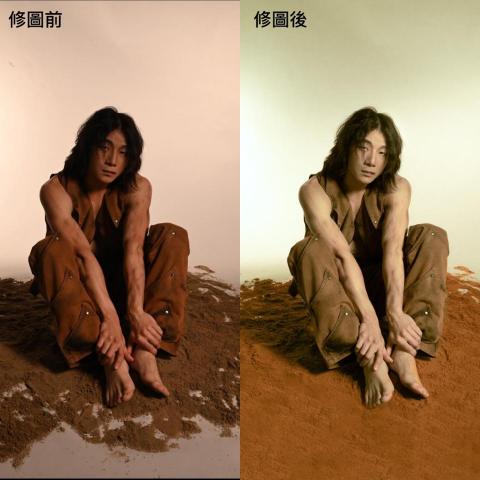 PP  - 人像和背景精修，圖片調色