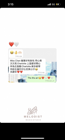 Melodist music studio  - 學生回應 Melodist music studio  - 學生回應