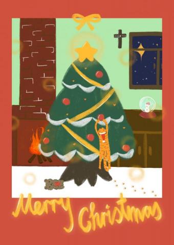 Yoyo Ng - Christmas card design  Yoyo Ng - Christmas card design