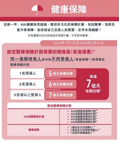 Zoey Wong (AIA) - 自願醫保 ｜ 限時優惠 ｜ 三月尾前成功投保可享扣稅優惠