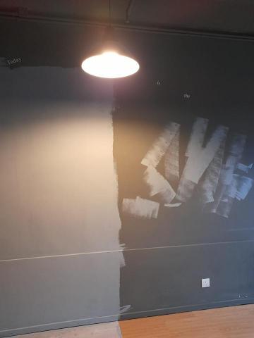 威利機電公司 - 油漆工程進行中