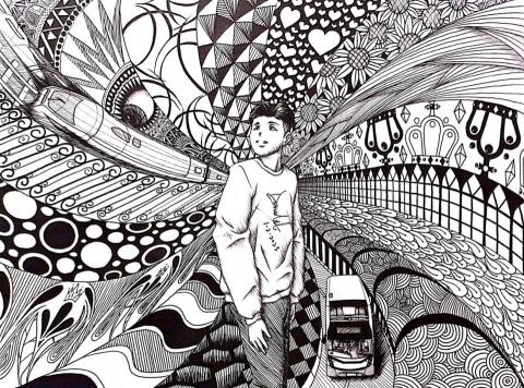 Donald Ng - 禪繞畫（01/02/2023）