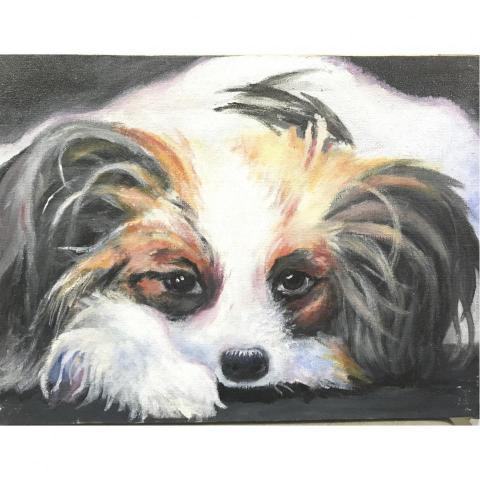 Tina Au - 塑膠彩/油畫 Painting Tina Au - 塑膠彩/油畫 Painting