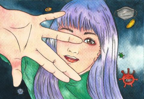 Daisy Kwong - Postcard design
(Hand-drawing)