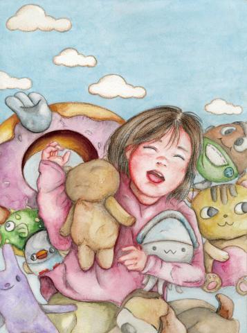 Daisy Kwong - <<玩物獲智>>
Narrative book 
(Hand drawing and InDesign)