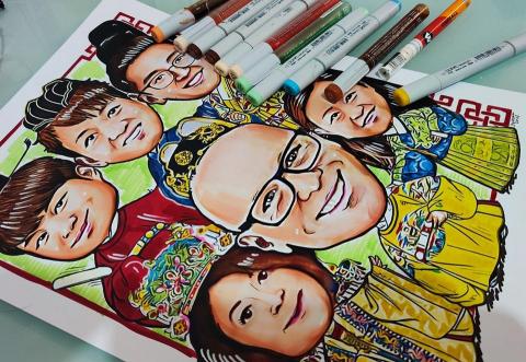 Q.Comic似顏漫畫人像繪 - 萬歲萬歲萬萬歲
千里江山住太歲
身邊佳麗隨身行
越畫就更越手痕
#皇上Q版漫畫 #宮女人像通通
#大宋明清漫畫角色
#Qcomic