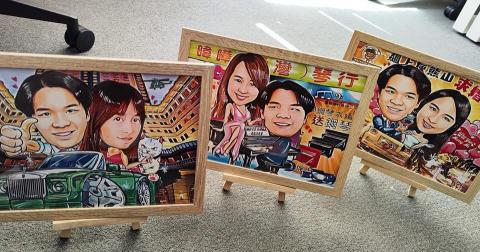 Q.Comic似顏漫畫人像繪 - 完美的求婚！ 深情、刺激、華麗的求婚，用#Qcomic 漫畫人像一一紀念下來，留下美好回憶！ 太精彩了！ 佩服！
 #Q版 #caricature #nftsrtist #qcomic #caricatureartist