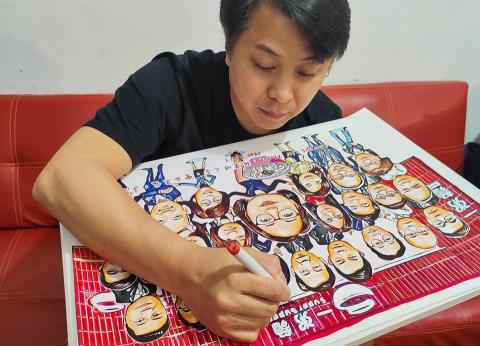 Q.Comic似顏漫畫人像繪 - 食粥！食面！ 都歡迎預訂100樣可能的Q版手繪漫畫卡通肖像畫，您想點畫就點畫，飛機大炮，美女帥哥，生日升職，退休移民，溝女求婚，只要您想得出，話俾佐老師知，盡心盡力幫您好好完成每張作品! 您要留作紀念 送禮給心愛的人 隨時隨地，可send相片比我哋，就可以製作一幅，獨一無二。驚喜又有心思嘅QComic似顏人像漫畫繪！
Whatsapp +852-94770457