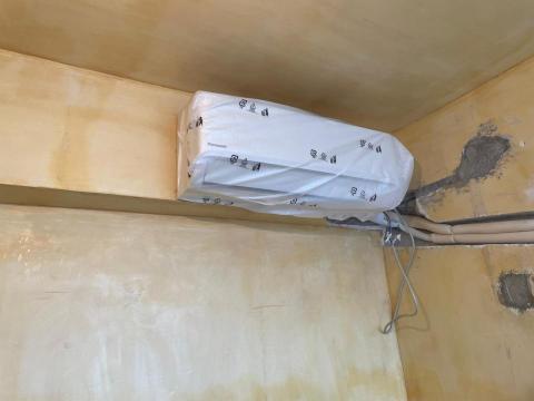 俊昇冷氣工程 - 鑿坑藏喉 辛苦的一天@@