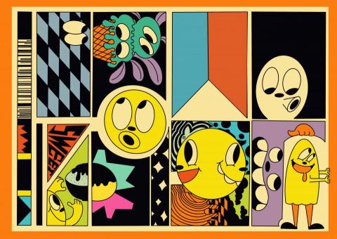 YukaL - PLK YOUTH OASIS ILLUSTRATION MAP PROJECT 2021
-Yeung Long Featured attractions Map