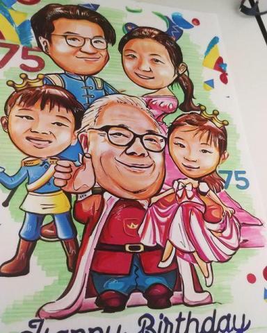 Q.Comic 似顏卡通人像繪畫 - 