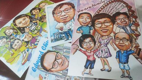 Q.Comic 似顏卡通人像繪畫 - 