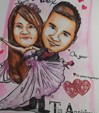 Q.Comic 似顏卡通人像繪畫 - 