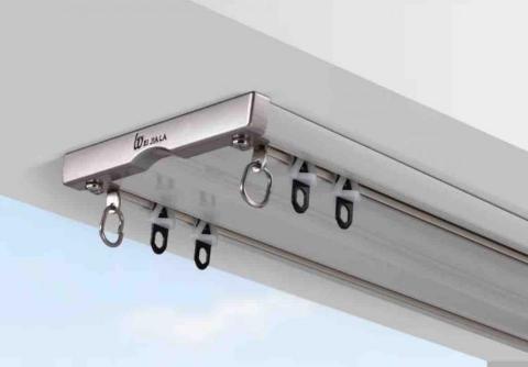 窗飾店 - 一體式 靜音 雙路軌