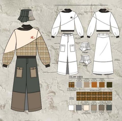 Tina Au - 服裝設計 Tech Pack Tina Au - 服裝設計 Tech Pack