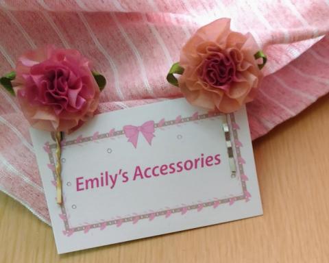 Crystal  - 掛咭(可掛耳環,頸飾,髮夾)