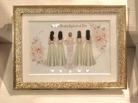 blue h. - 結婚姊妹賀卡定制 