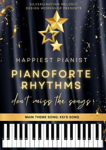 Silverlighting Melodic Design  - Music Scenes Poster Design Arts Sample 