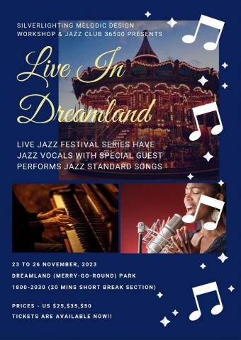 Silverlighting Melodic Design  - Live Jazz Concert Promotion poster design arts sample