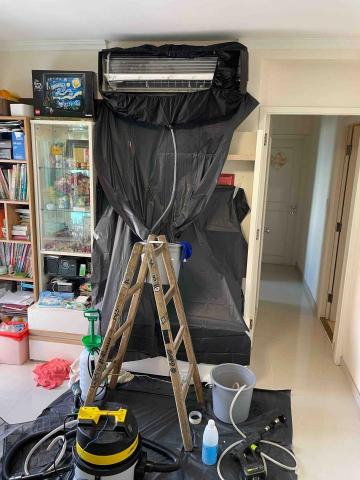 銀河冷氣工程 55404119 - 清洗分體式冷氣機 銀河冷氣工程 55404119 - 清洗分體式冷氣機