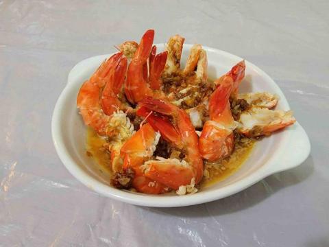 蘇菲 - 蒜蓉開邊蝦