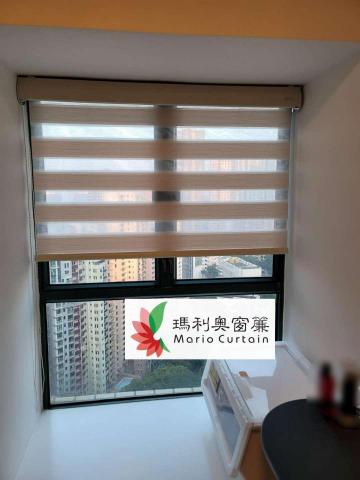 窗簾瑪利奧 - 香港島半山斑馬簾完成品照片 窗簾瑪利奧 - 香港島半山斑馬簾完成品照片