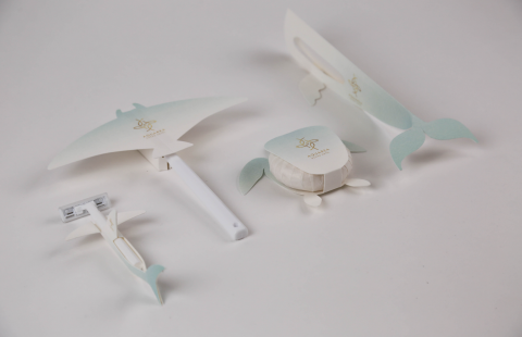 Tiff. Design - 包裝及品牌設計：為海洋主題酒店設計Logo、包裝結構及品牌形象。