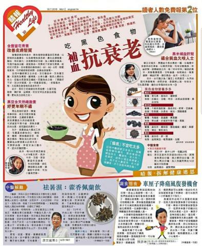 Sarah Chan - 被邀請專欄營養資訊分享報導 Sarah Chan - 被邀請專欄營養資訊分享報導