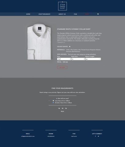 Lotus Creation Concepts Ltd - Standard Shirt - 前端開發和後端使用WooCommerce
Standard Shirt - Frontend Development and Backend with WooCommerce
