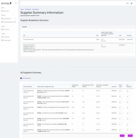 Lotus Creation Concepts Ltd - Just Sake - 無庫存端到端酒類平台
Just Sake - End to End Zero Inventory Alcohol Platform