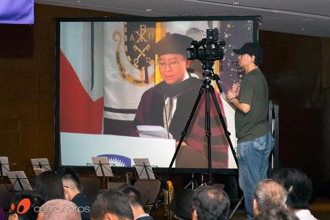 CANTONBROS - Video Live Feed + Projection with 150 Inches Screen