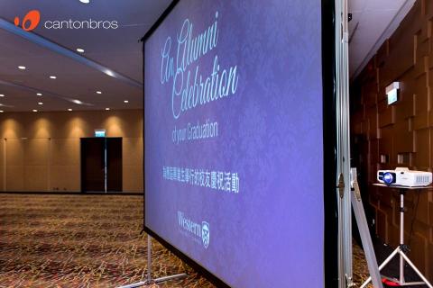 CANTONBROS - Rear Projection on 150 inches Screen + Video Switching Services
