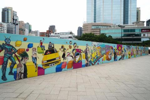 Light Up Murals - 九龍公園壁畫 Light Up Murals - 九龍公園壁畫