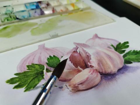 牧藝畫室 - 水彩教學示範 牧藝畫室 - 水彩教學示範