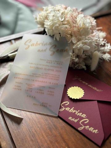 blue h. - 喜帖設計