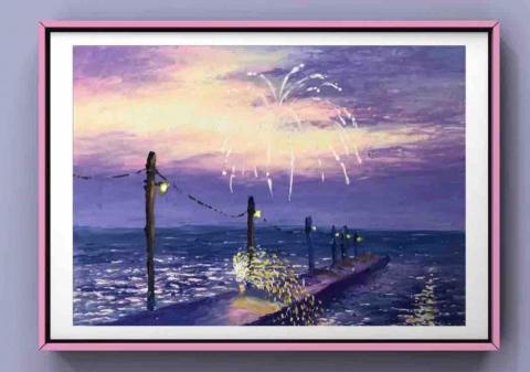 深圳市一品格文化艺术有限公司 - oil pastel（Hand Painted）