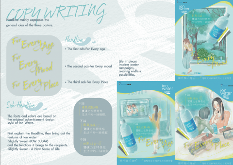 Sydney Leung - Pocari sweat-Ion water  advertising design 